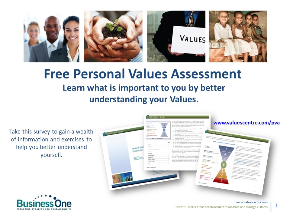 Personal Values Assessment